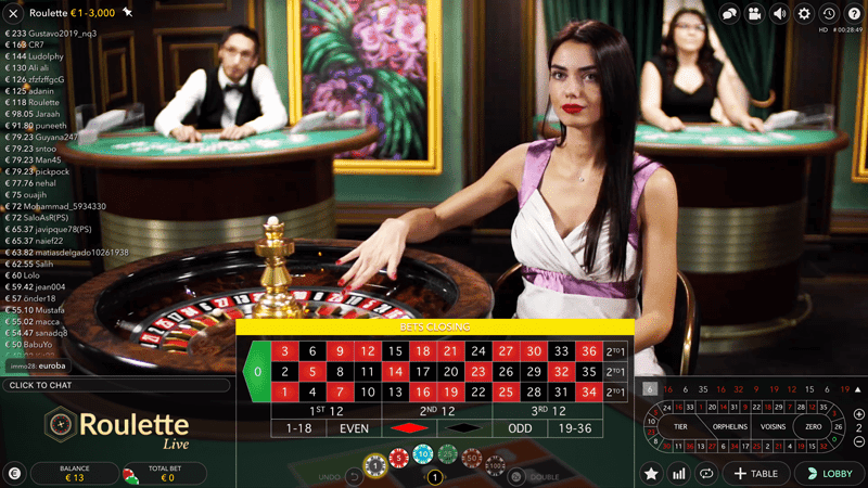 Roulette online